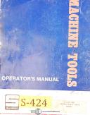 Summit-Summit 324 Numeric Control System, Operations and Programming Manual-324-05